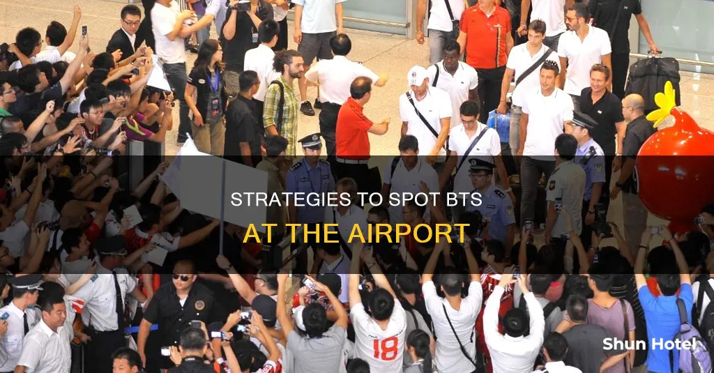 how to see bts at airport