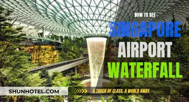Experience the Beauty of Singapore Airport's Waterfall