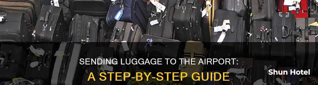 how to send luggage to airport