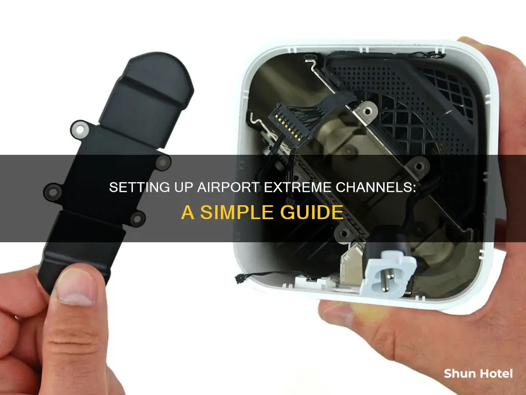 how to set airport extreme channel