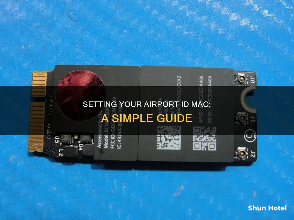 how to set airport id mac