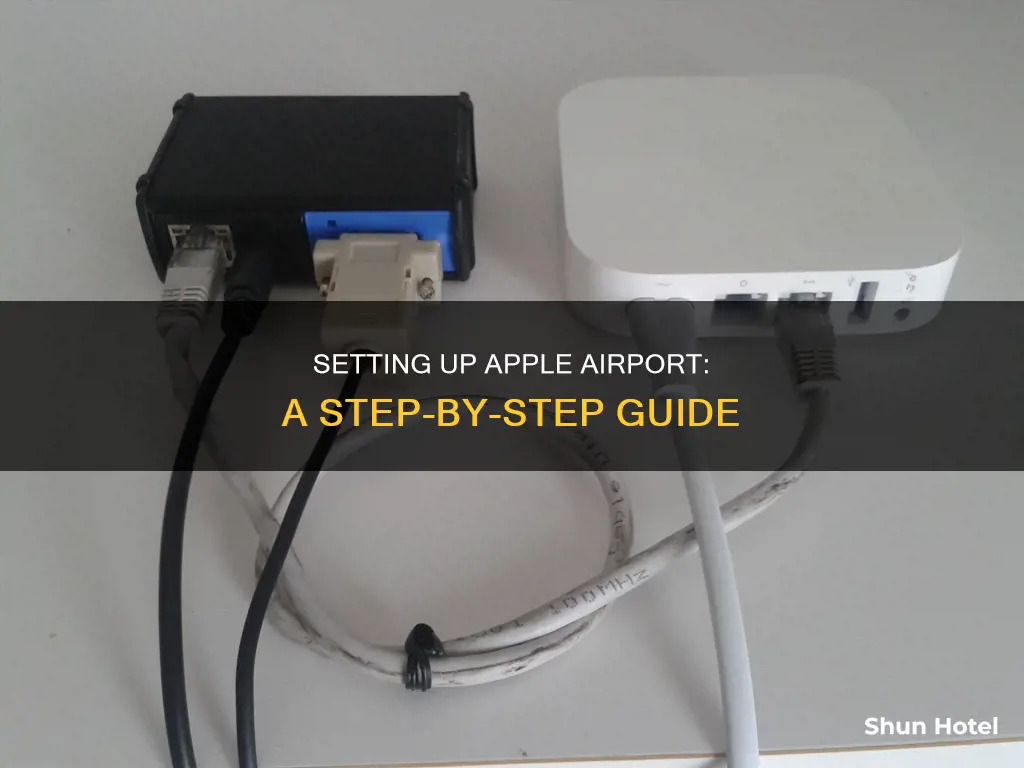 how to set up apple airport