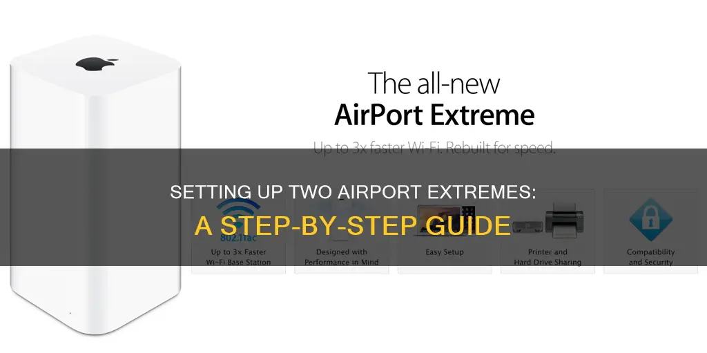 how to setup 2 airport extreme