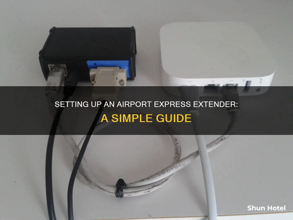 how to setup airport express extender