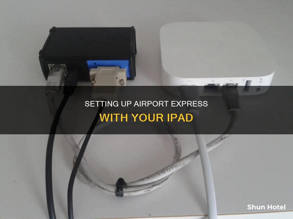 how to setup airport express ipad