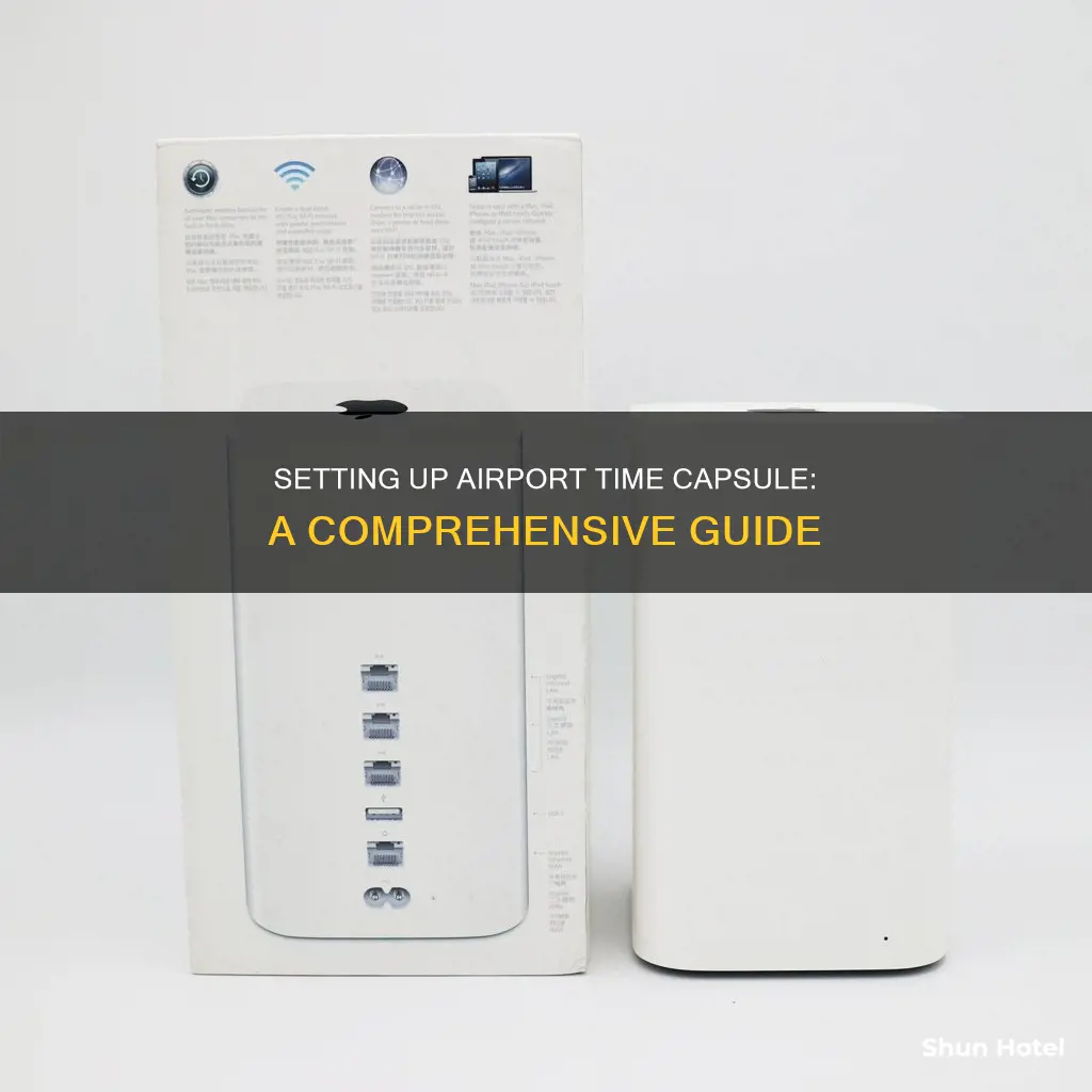 how to setup airport time capsule
