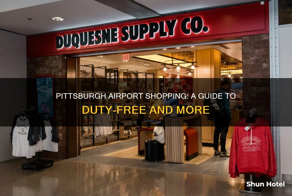 how to shop at pittsburgh airport