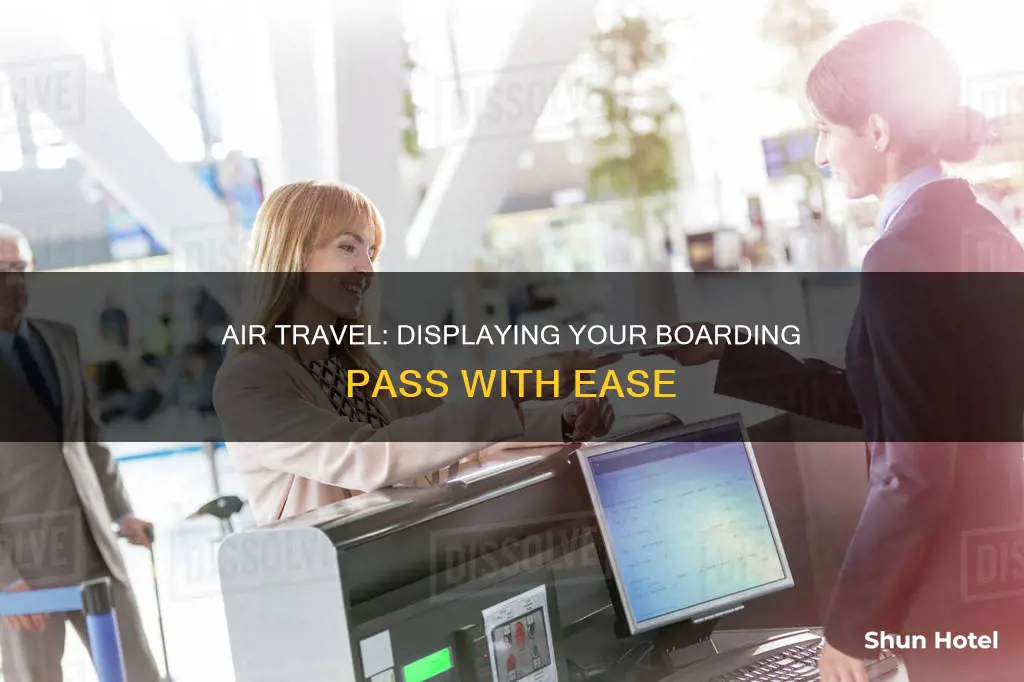 how to show ticket at airport