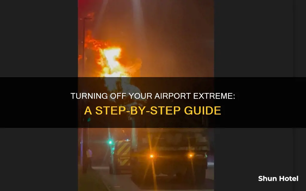 how to shut down airport extreme