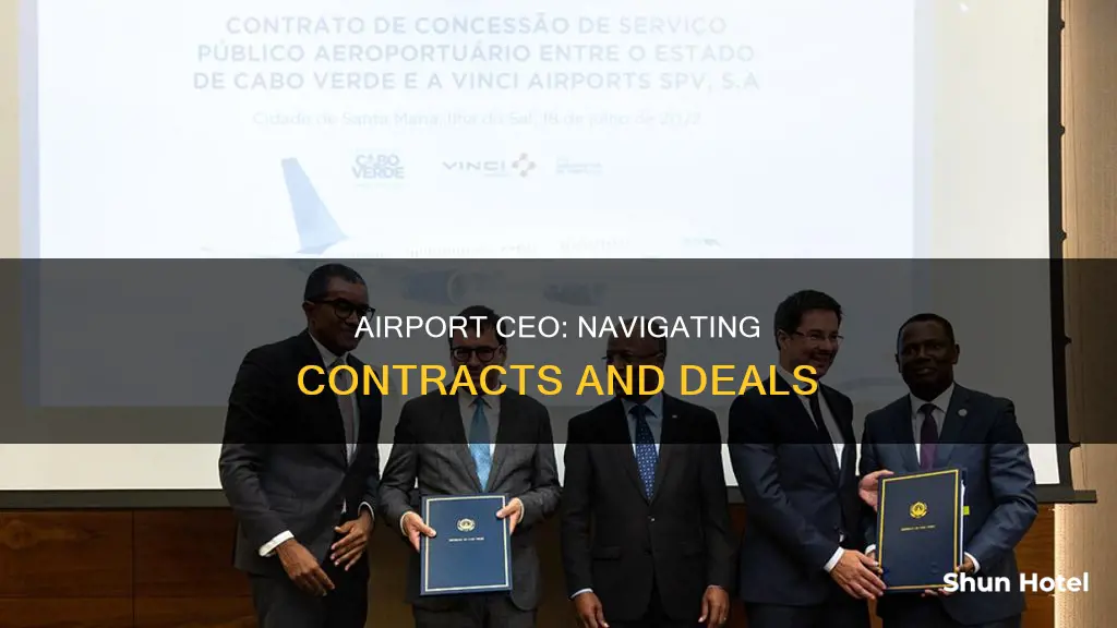 how to sign contracts airport ceo