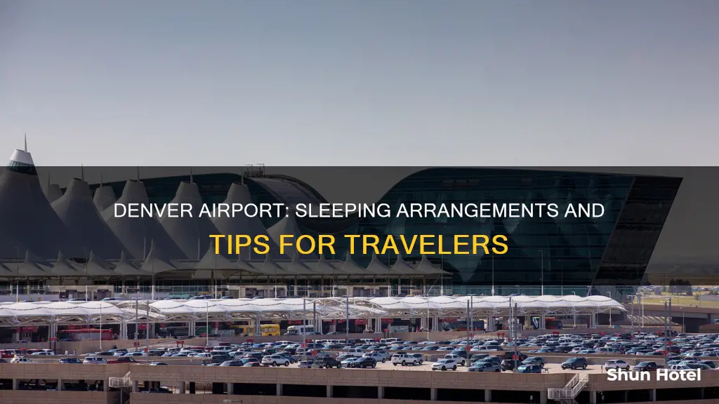 how to sleep 8n denver airport