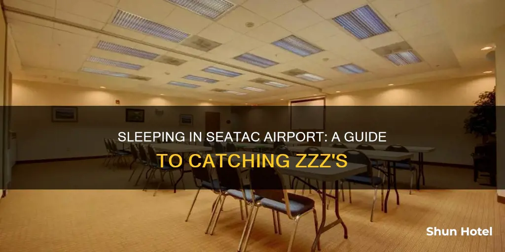 how to sleep in seatac airport