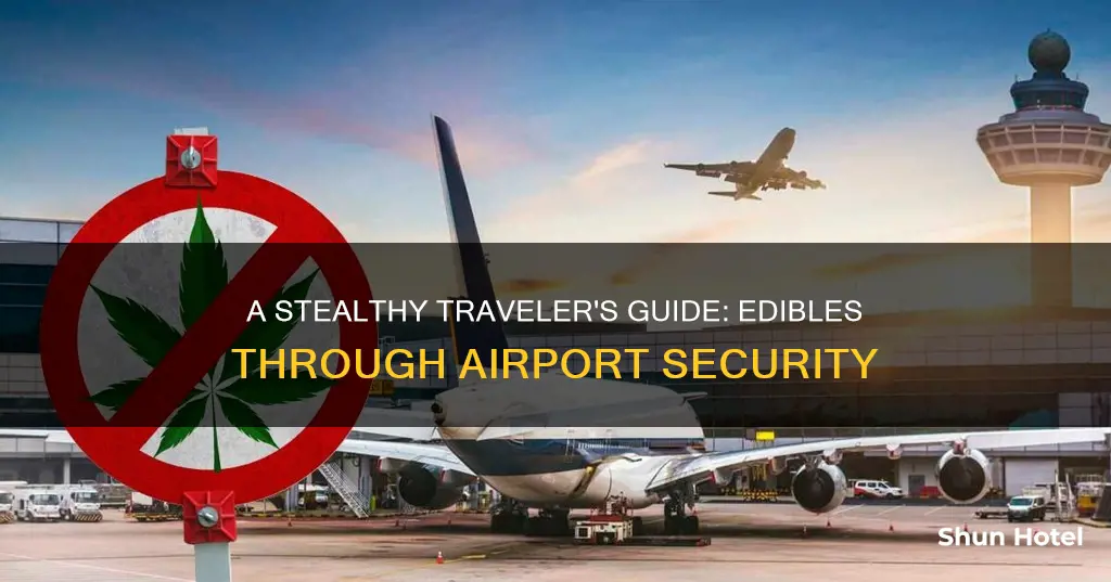 how to sneak edibles through airport