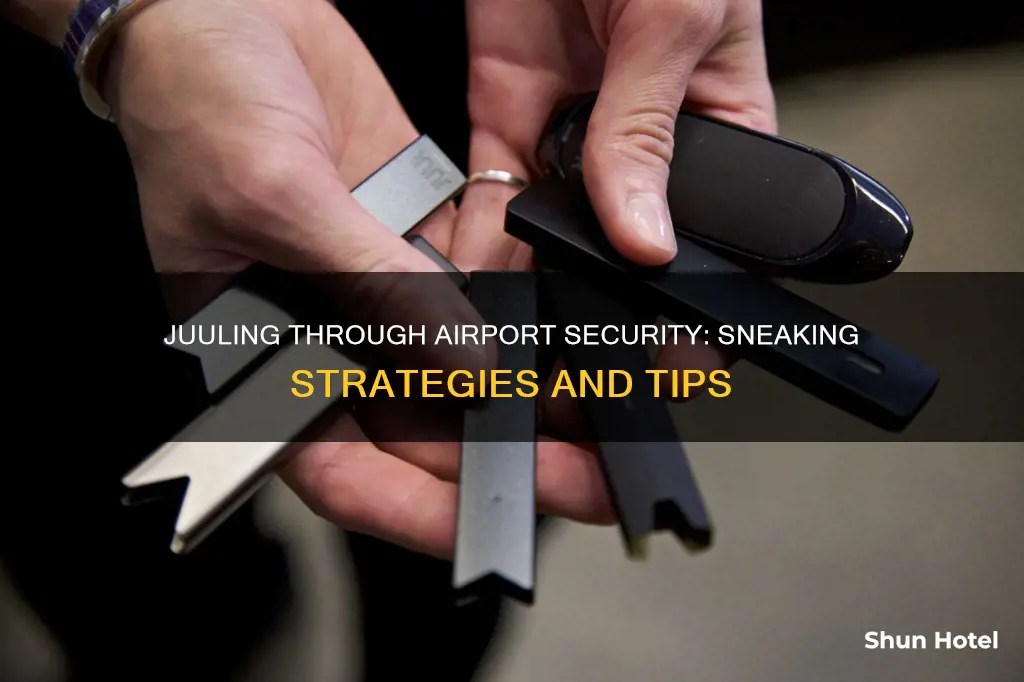 how to sneak juul through airport