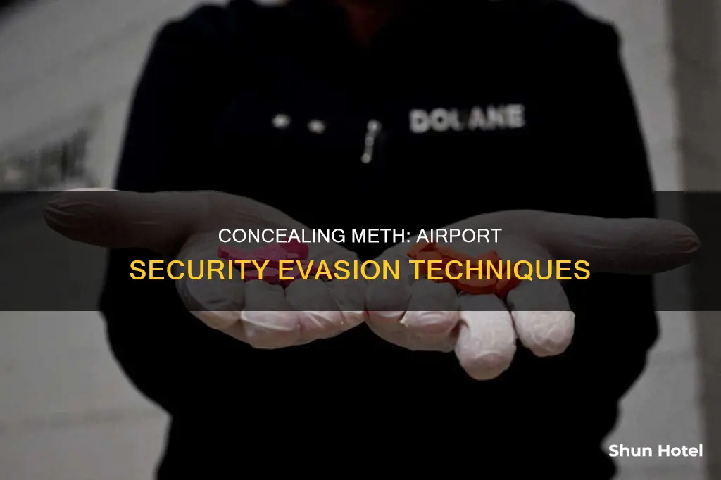 how to sneak meth through airport