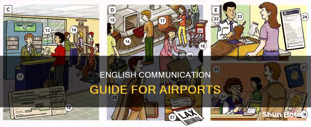 how to speak english in airport