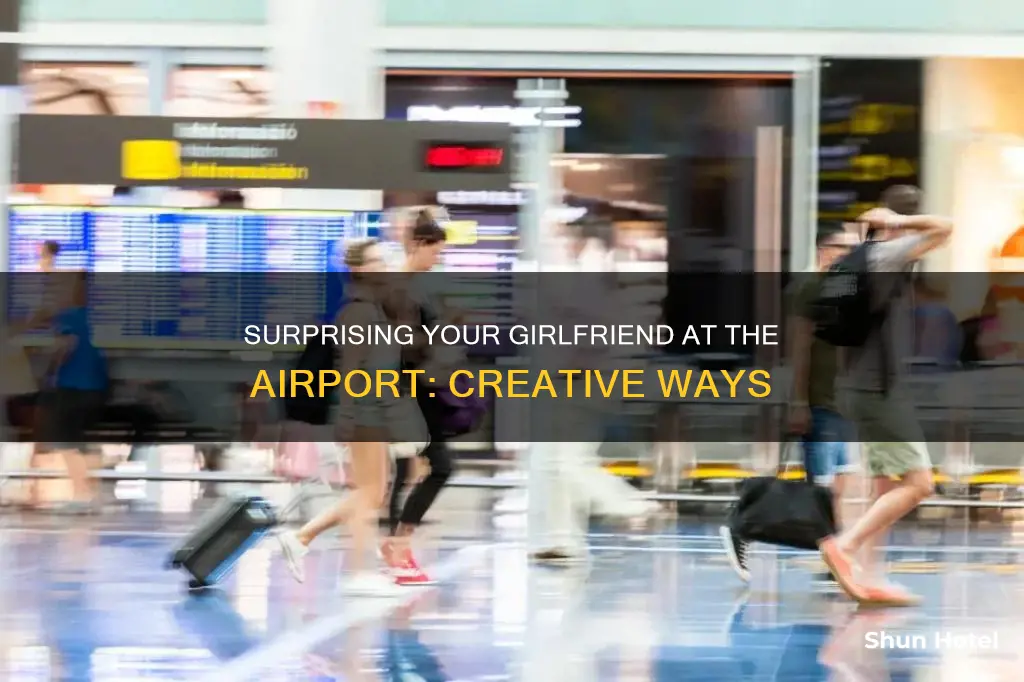 how to surprise girlfriend at airport