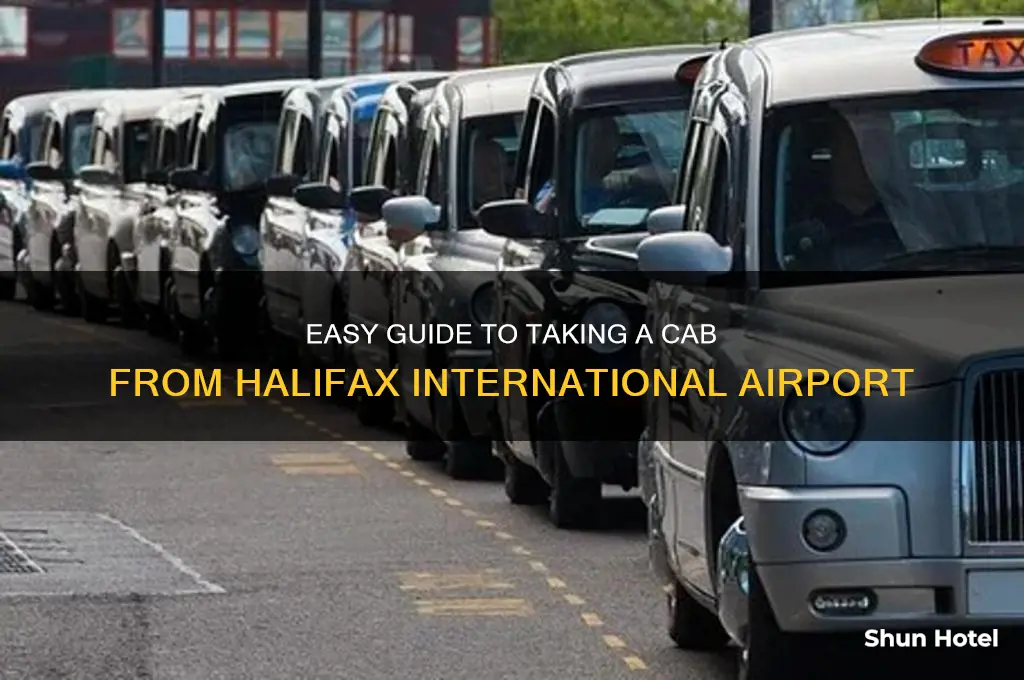 how to take cab from halifax international airport