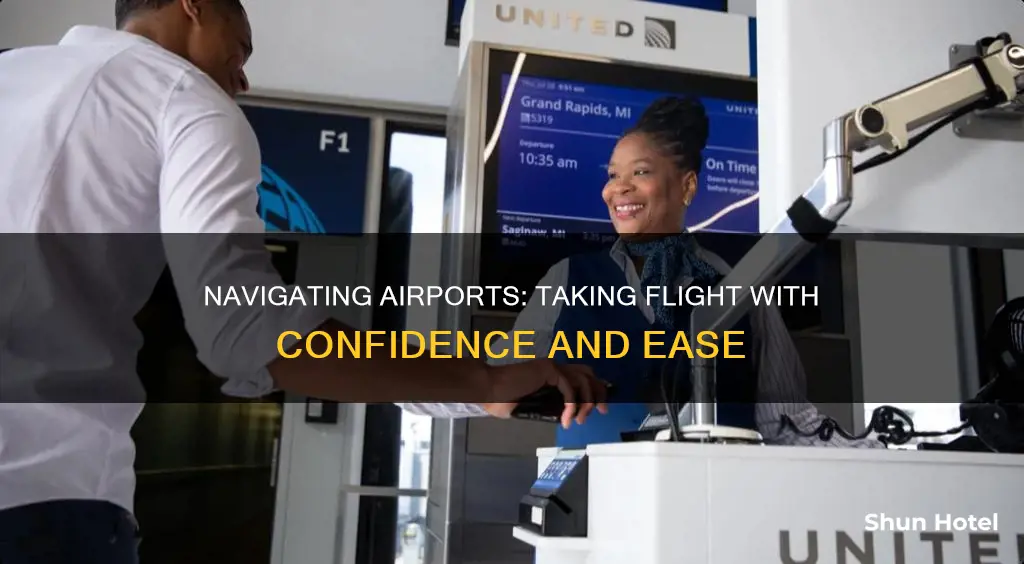 how to take flight in airport