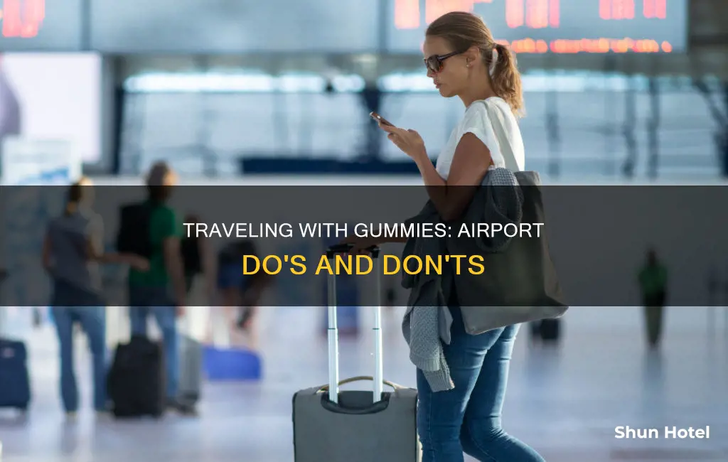 how to take gummies through airport