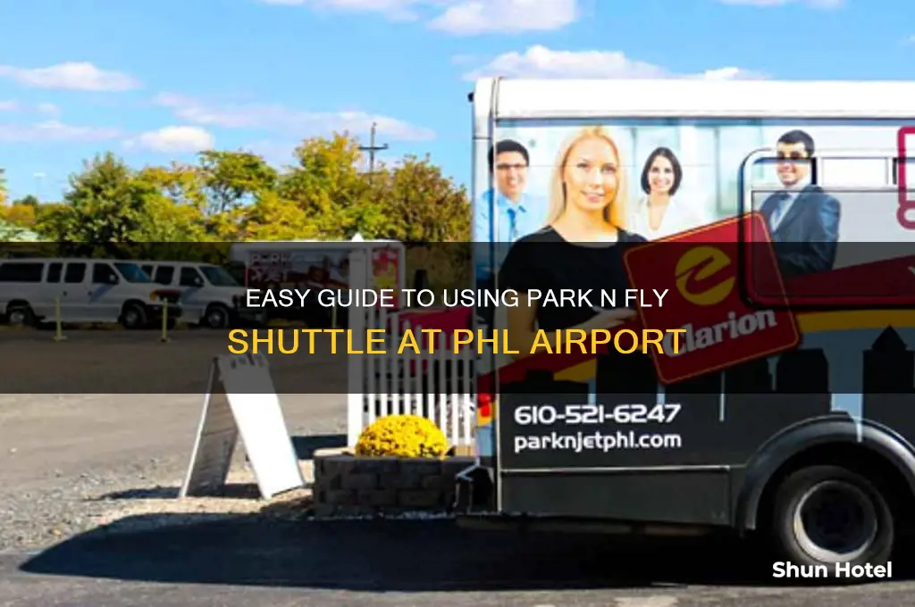 how to take park n fly shuttle at phl airport