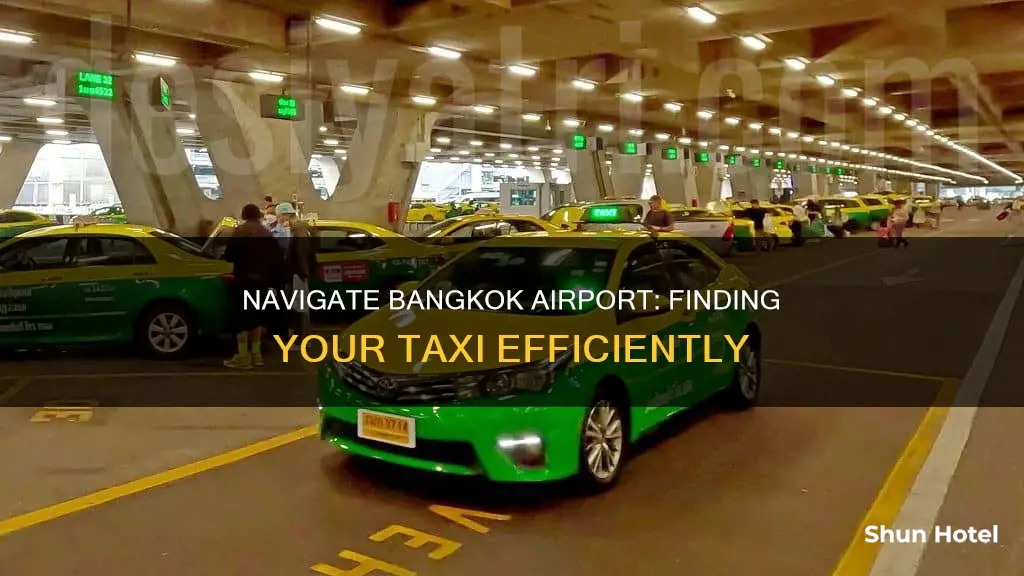 how to take taxi bkk airport