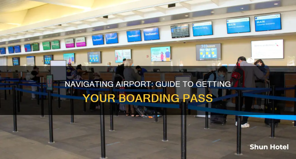 how to take ticket in airport