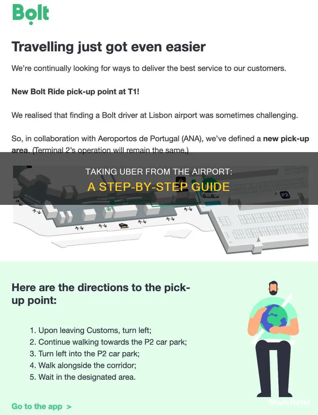 how to take uber from airport