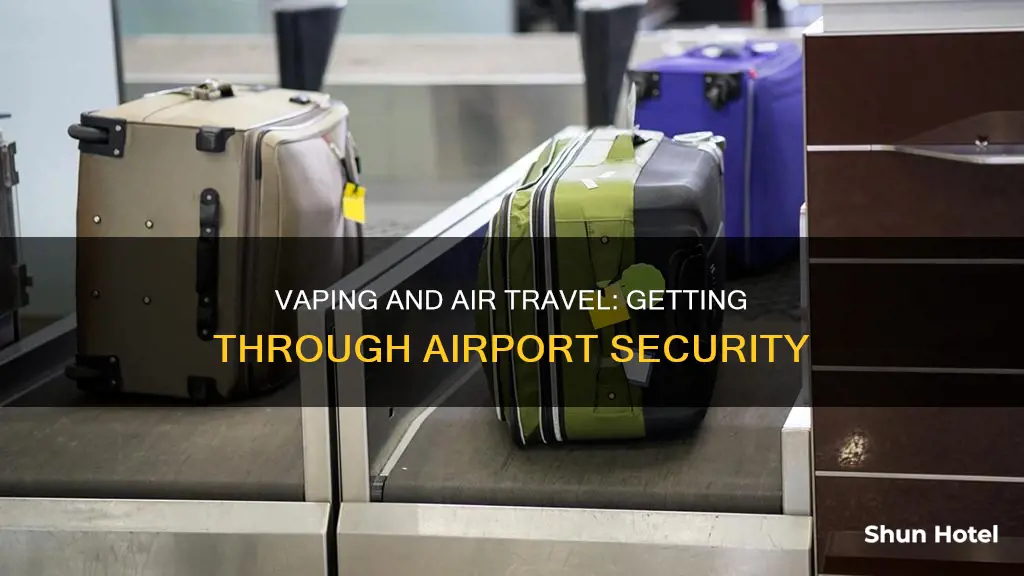 how to take vape through airport