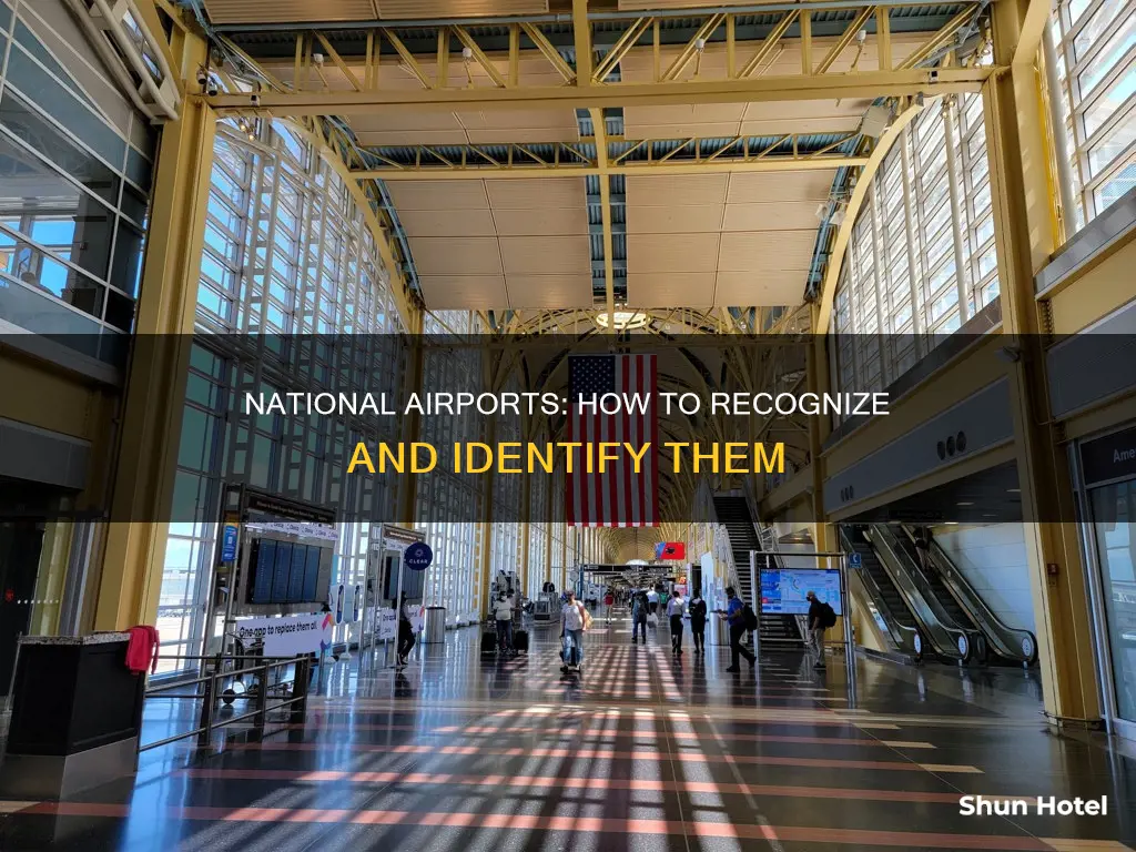 how to tell a national airport