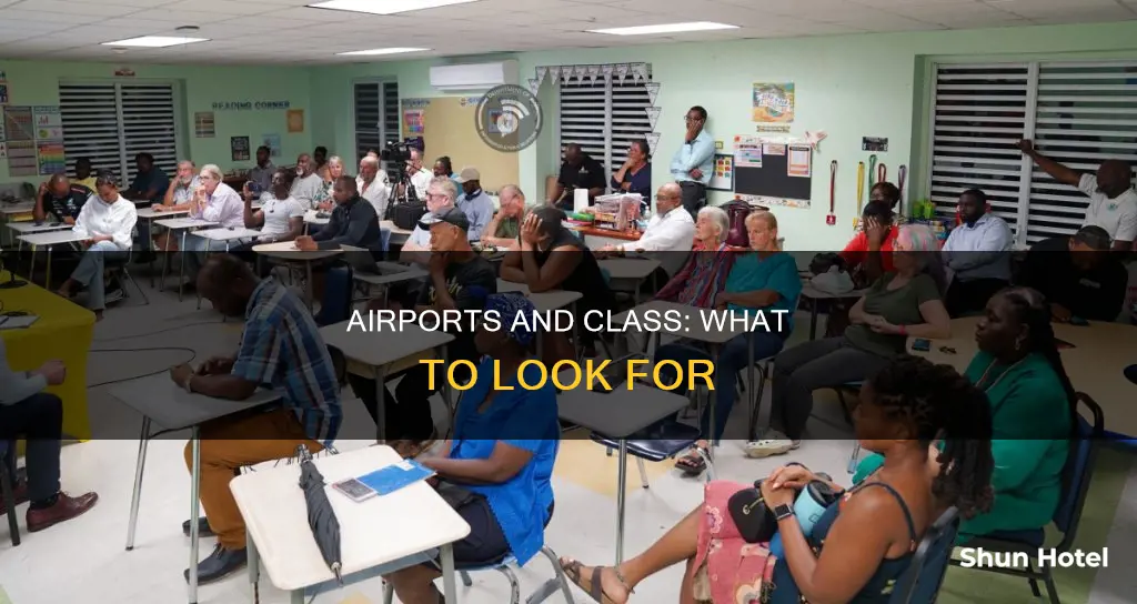 how to tell class if airport