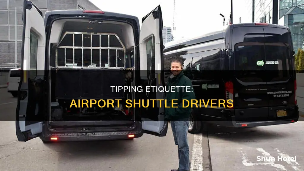 how to tip airport shuttle driver