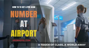 Quick Guide: Obtaining Your Per Scan Number at the Airport