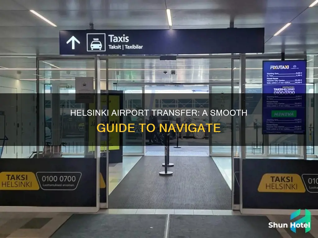 how to transfer in helsinki airport