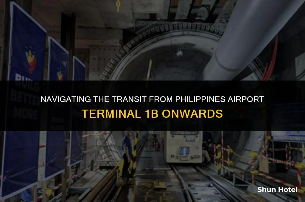 how to transit from philippines airport terminal 1bto