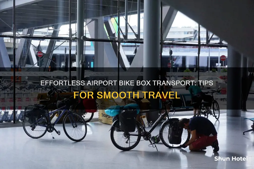 how to transort bike box once get to airport