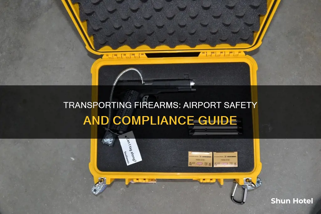 how to transport firearm in airport