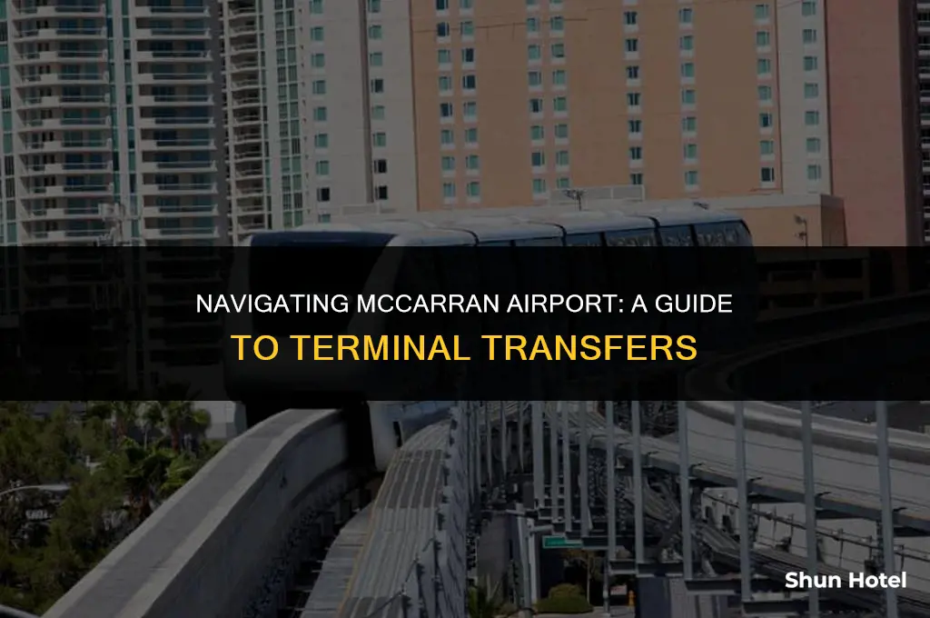 how to travel between terminal at mccarran airport