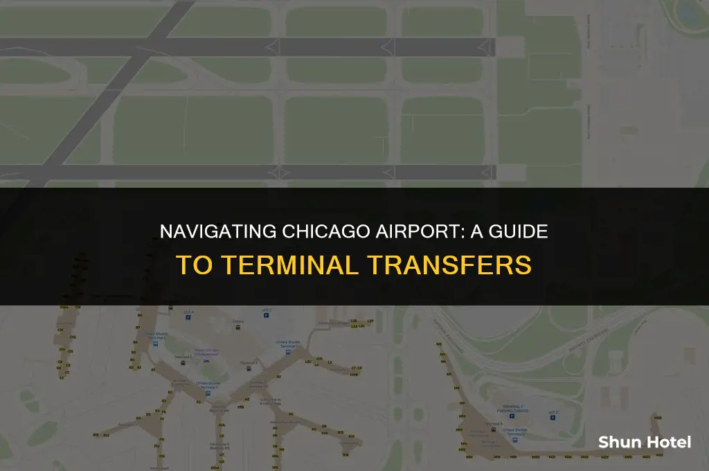 how to travel between terminal in chicago airport