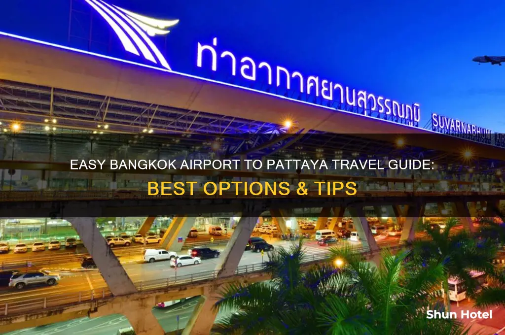 how to travel from bangkok international airport to pattaya