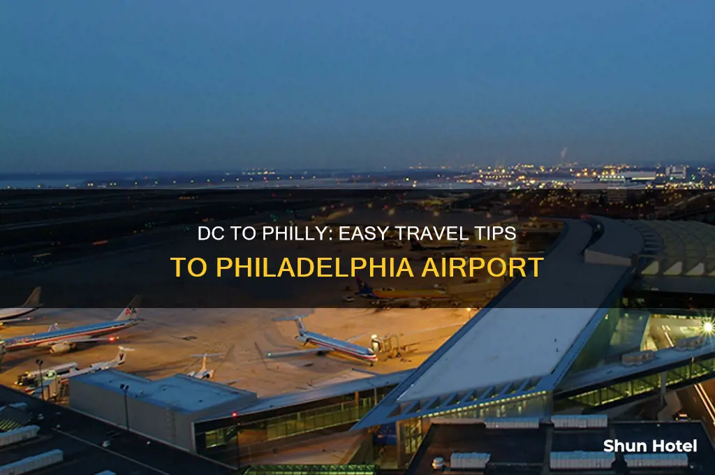 how to travel from washington dc to philadelphia international airport