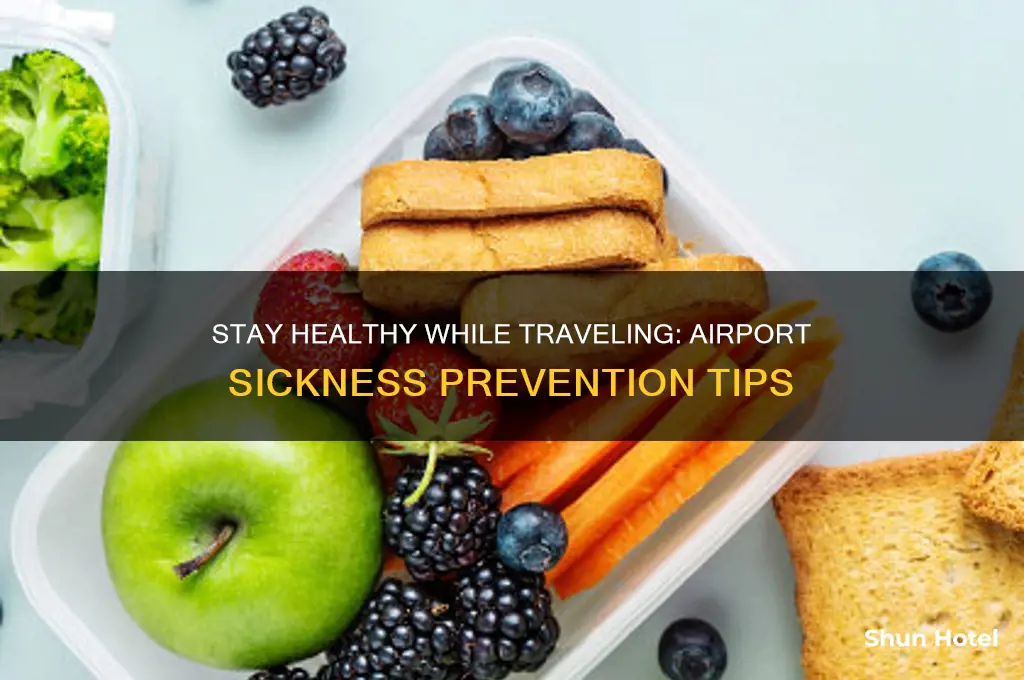 how to travel through airports protecting yourself from getting sick