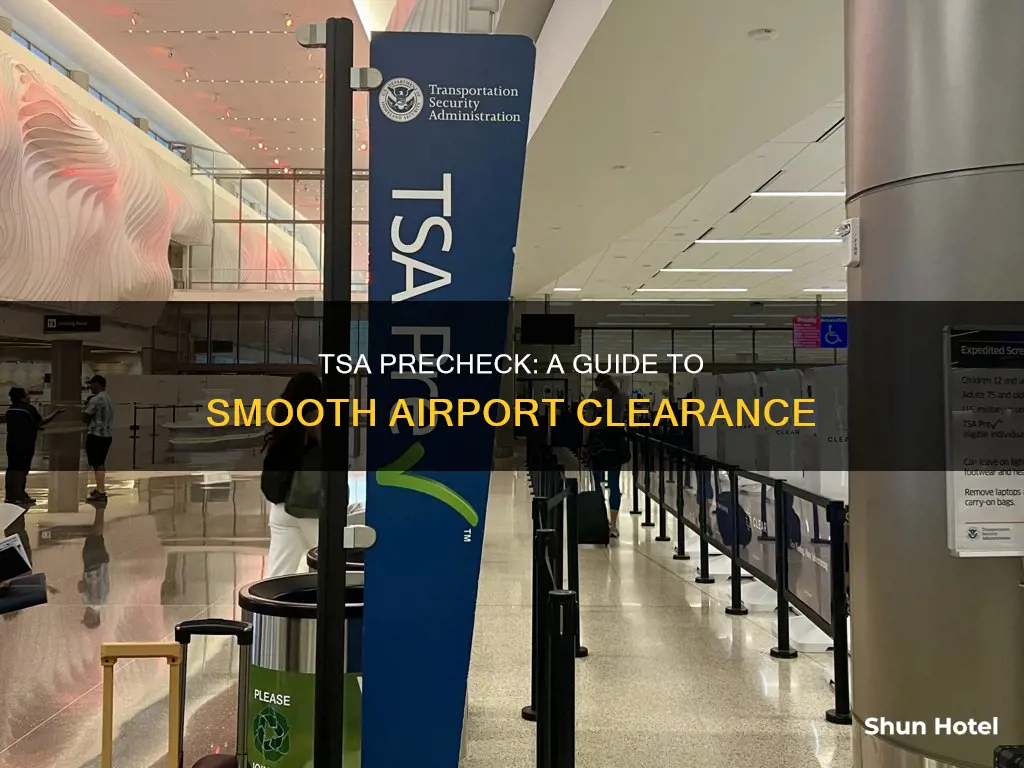 how to tsa precheck at airport