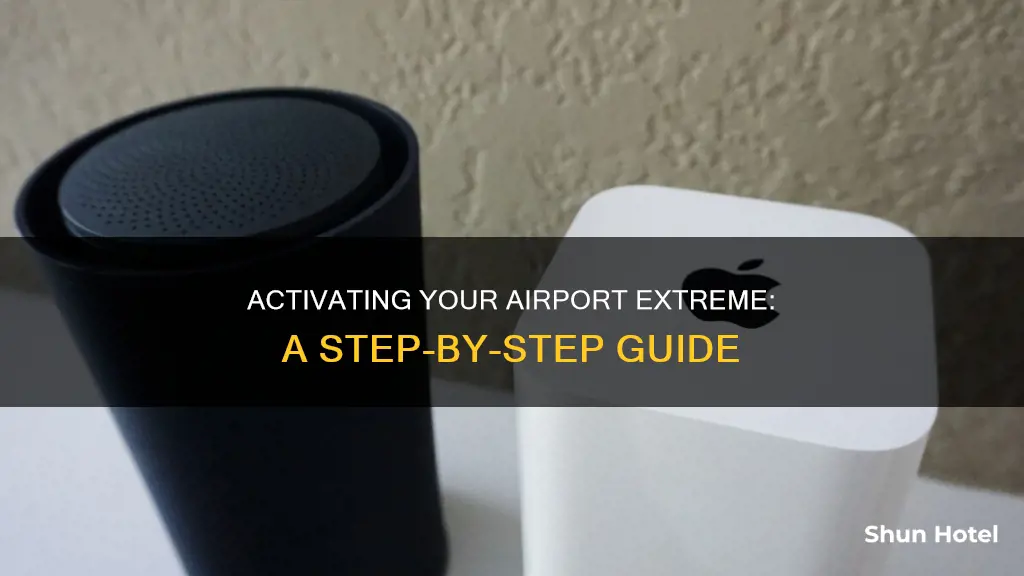 how to turn on airport extreme