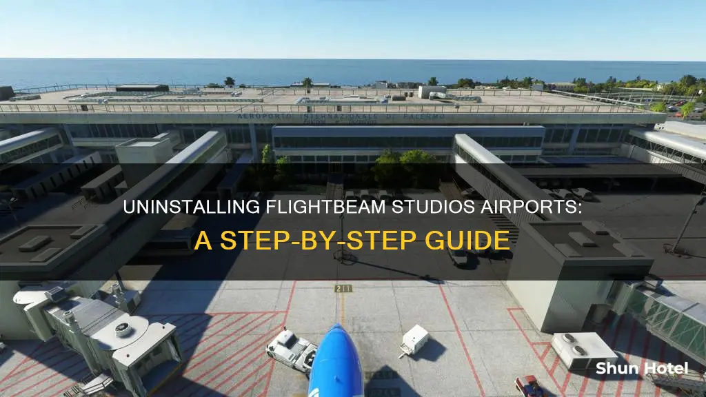 how to uninstall flightbeam studios airports