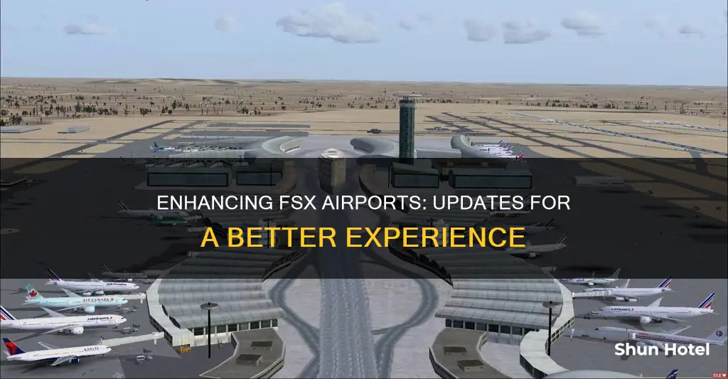 how to update airports in fsx