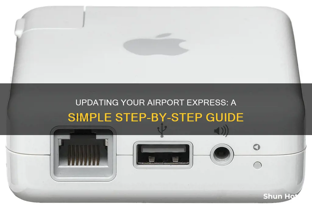 how to update an airport express