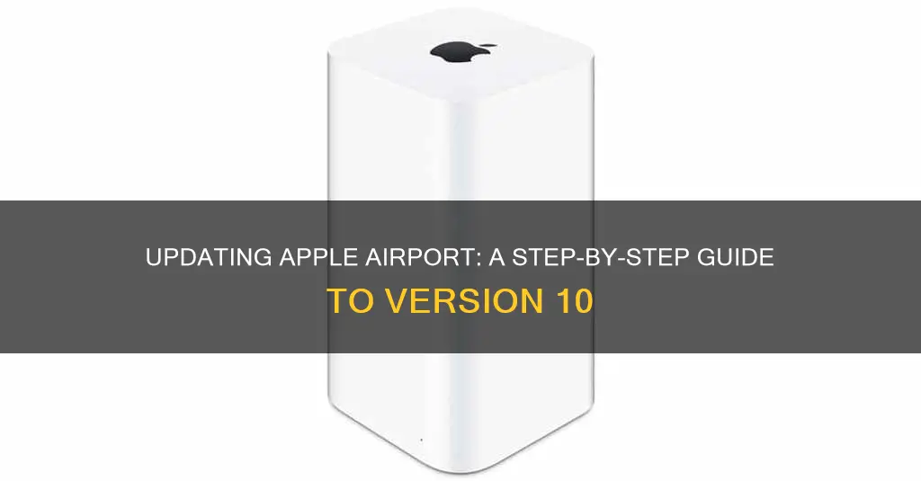 how to update an apple airport