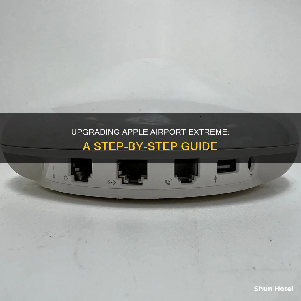 how to upgrade apple airport extreme