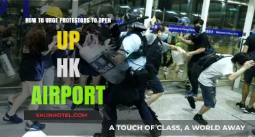 Strategies to Encourage Protestors to Reopen Hong Kong Airport